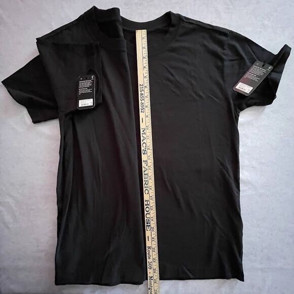 allbirds Mens Tees Black Short Sleeve Crew Neck Organic Cotton Logo 2 Ct Size XS - Picture 11 of 14